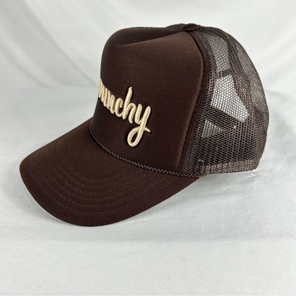 “CRUNCHY" Mesh Back Trucker Ball Cap Hat, Rodeo Collection - Picture 4 of 9